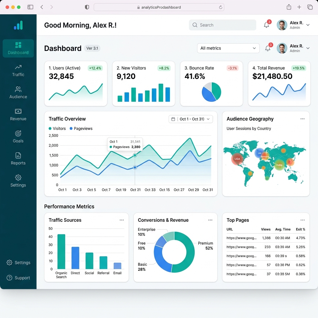 MetricFlow Analytics Suite
