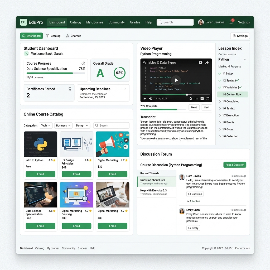 LearnVerse — Online LMS Platform