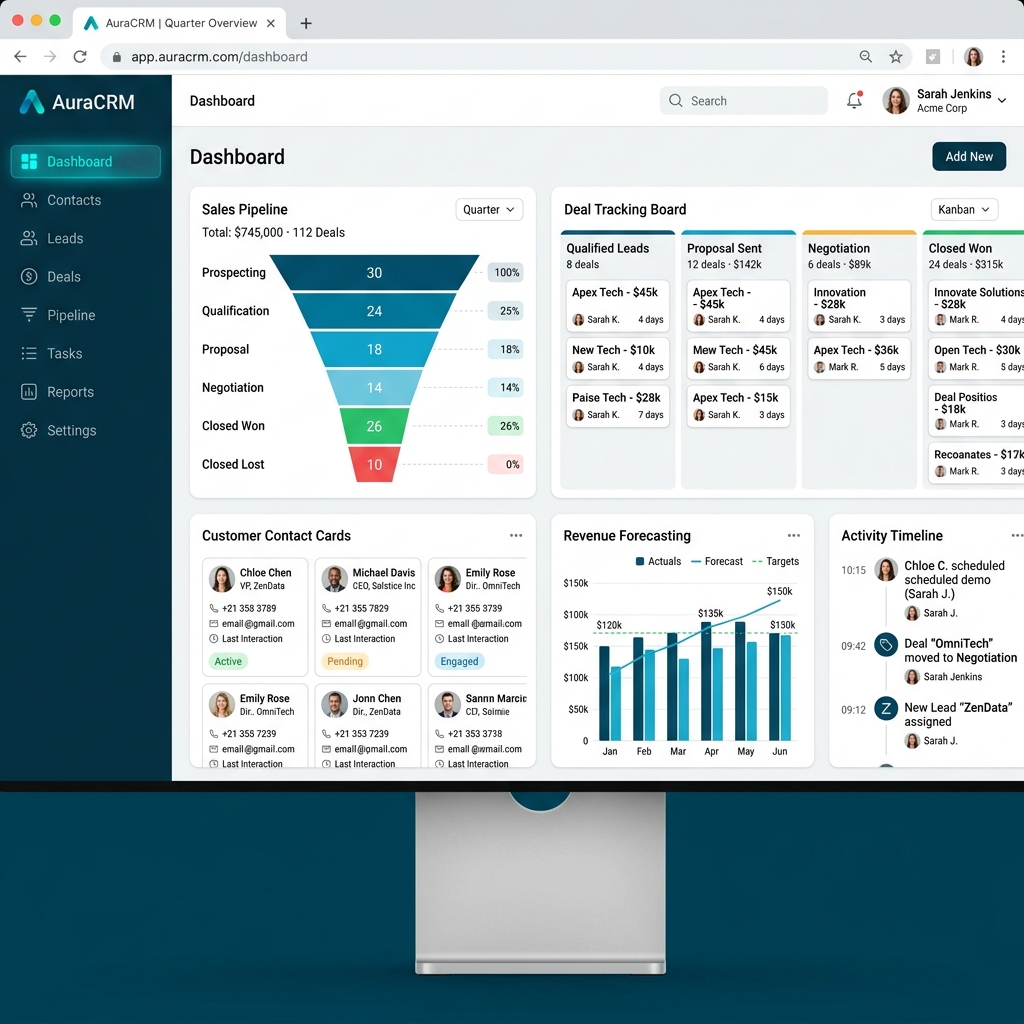 RealtyPro — Real Estate CRM Portal