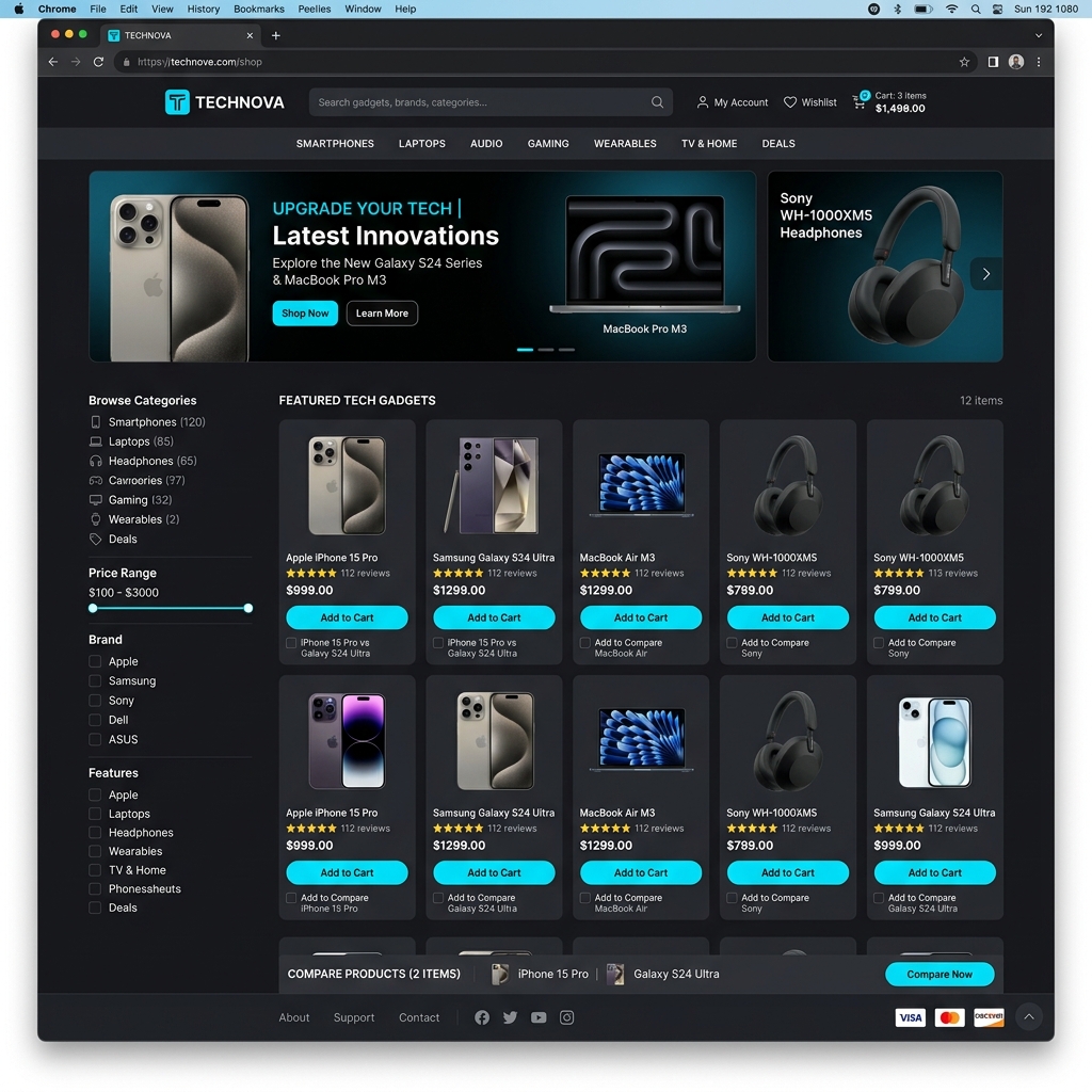 VoltMart — Electronics Megastore
