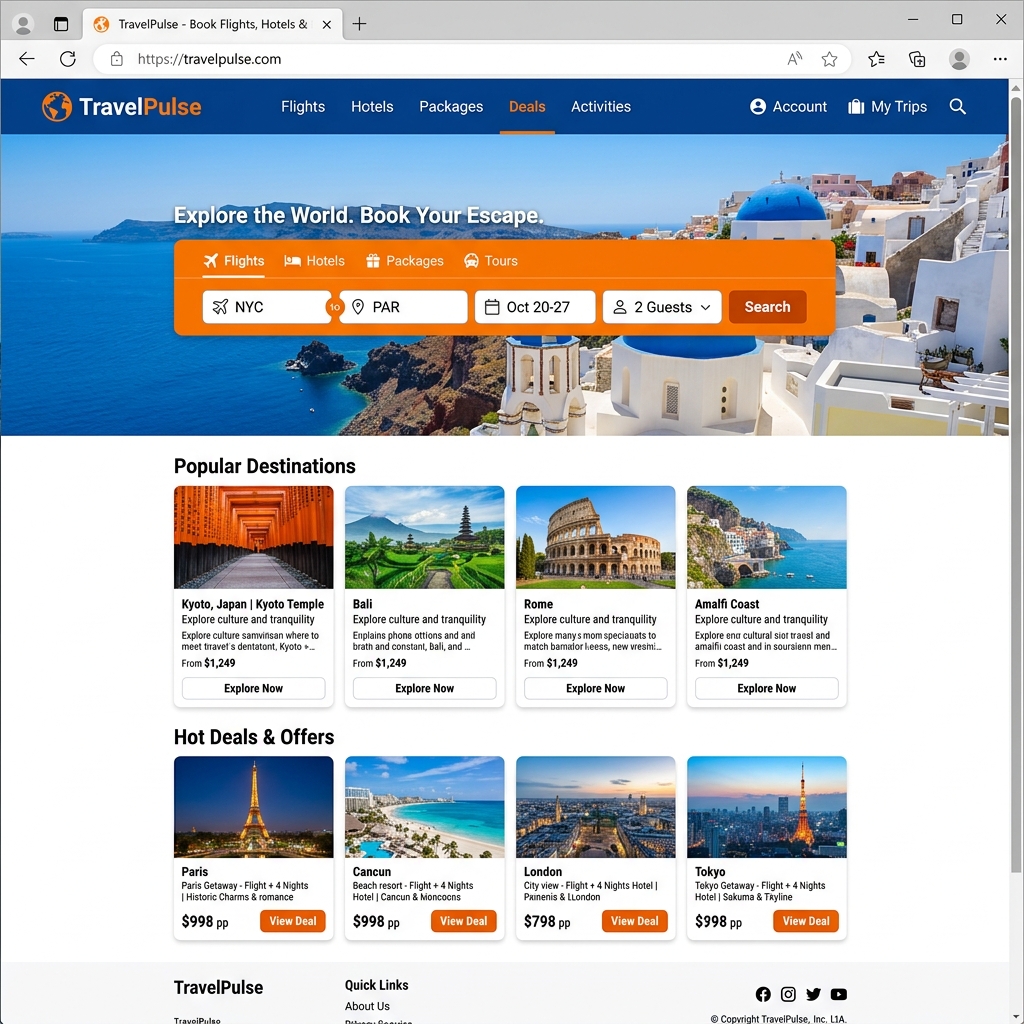 WanderLuxe — Travel Booking Platform