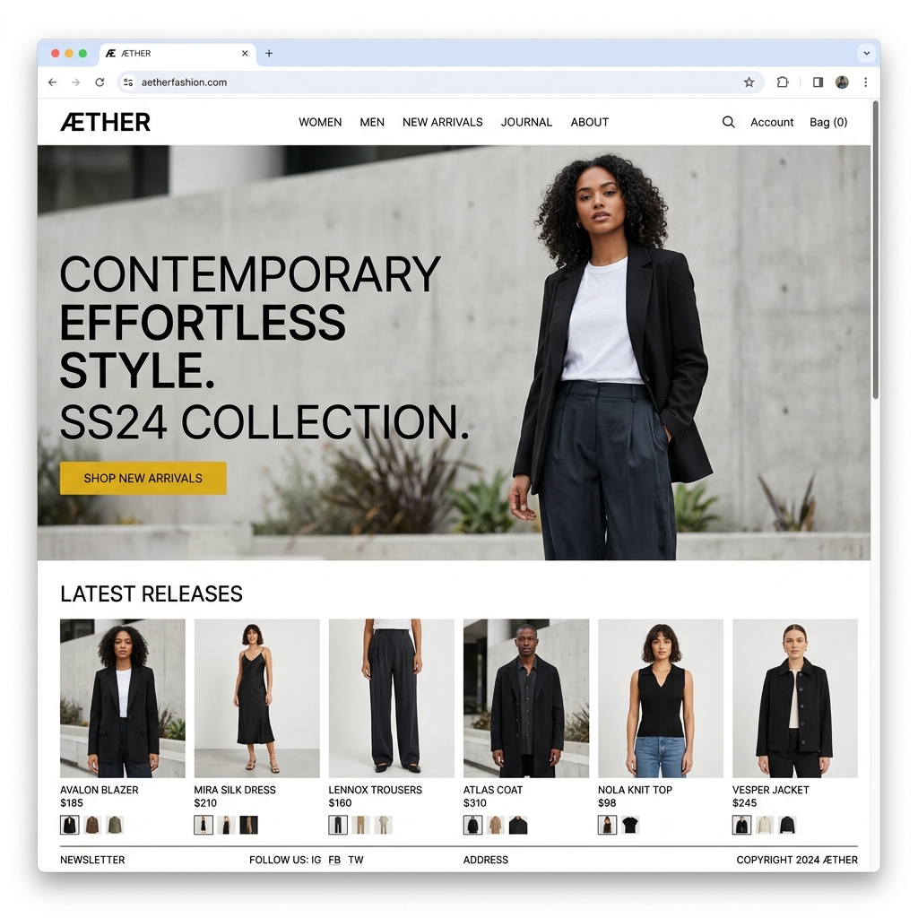 VogueThreads — Fashion Brand Store